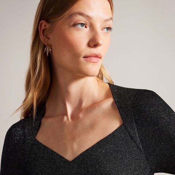 Ted Baker Knit Cross Over Dress - Picture 5 of 7